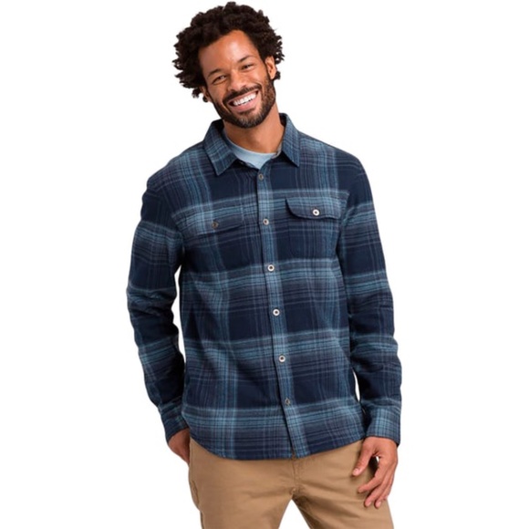 Nwt Prana Lybek Flannel Shirt In 